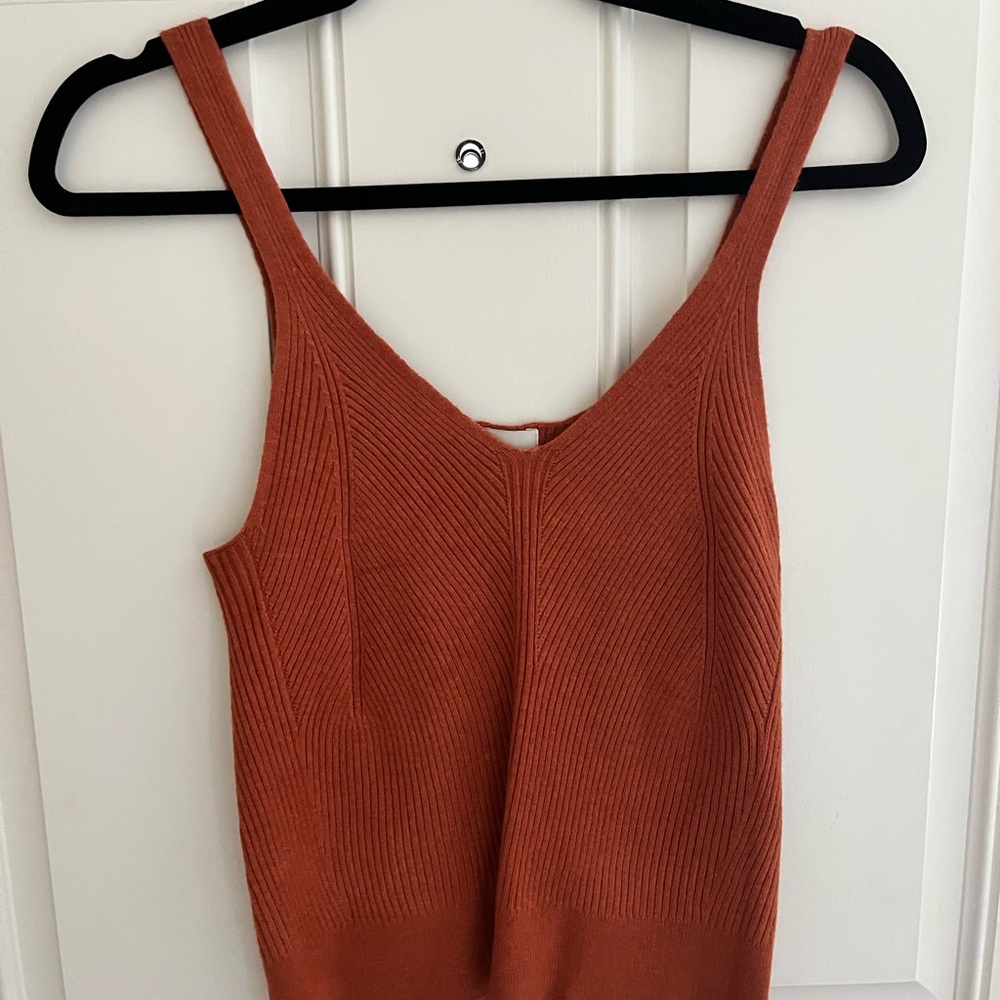 a new day Terracotta Knit Tank Top